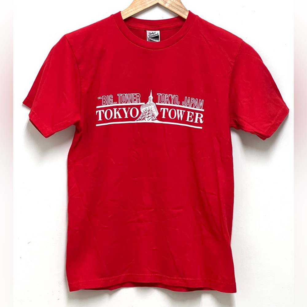 Daluc Standard Japan Tokyo Tower Red Cotton T-Shirt Souvenir Size S